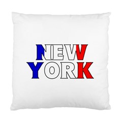 New York France Cushion Case (one Side) by worldbanners