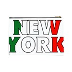 New York Italy Cosmetic Bag (Large) Back