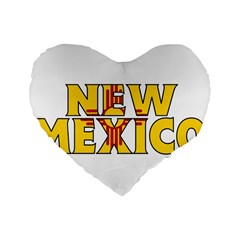 New Mexico 16  Premium Heart Shape Cushion 