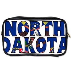 North Dakota Travel Toiletry Bag (one Side)