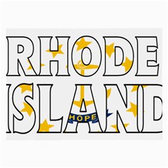 Rhode Island Glasses Cloth (large) by worldbanners