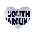 South Carolina 16  Premium Heart Shape Cushion  Back