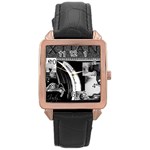 Xtianilogo Rose Gold Leather Watch  Front