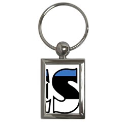 Estonia Key Chain (rectangle) by worldbanners