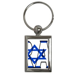 Israel2 Key Chain (rectangle) by worldbanners