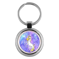 Framed Unicorn Key Chain (round)