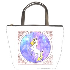 Framed Unicorn Bucket Bag by mysticalimages