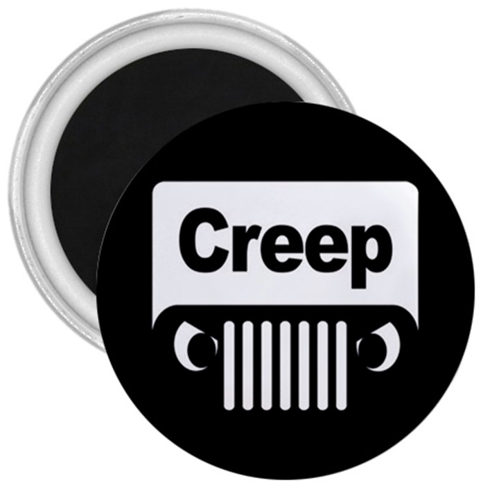 Creep Logo 3  Button Magnet