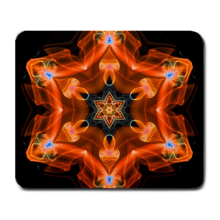 Smoke Art 1 Large Mouse Pad (Rectangle)