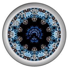 Smoke Art 2 Wall Clock (silver) by smokeart