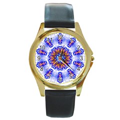 Smoke Art  (6) Round Metal Watch (gold Rim)  by smokeart