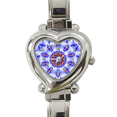 Smoke Art  (6) Heart Italian Charm Watch  by smokeart