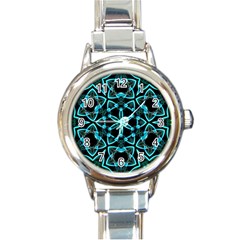 Smoke Art (22) Round Italian Charm Watch