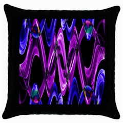 Mobile (9) Black Throw Pillow Case