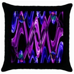 Mobile (9) Black Throw Pillow Case Front