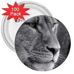 Lion 1 3  Button (100 Pack)