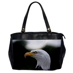 Bald Eagle (1) Oversize Office Handbag (one Side) by smokeart