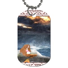 Stormy Twilight Ii [framed]  Dog Tag (two Sided)  by mysticalimages