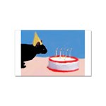 Birthday Kitty! Sticker (Rectangle)