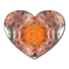 Seamless Background Fractal Mouse Pad (heart) by hlehnerer