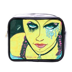 Missing You  Retro Mini Travel Toiletry Bag (one Side) by JacklyneMae