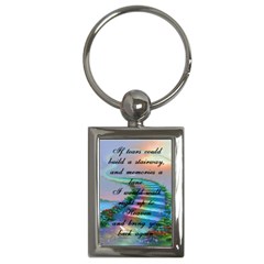 Stairs To Heaven Key Chain (rectangle) by MaxsGiftBox