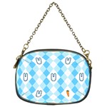 Plaid Bunny Chain Purse (Two Side) Back