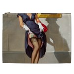 Retro Pin-up Girl Cosmetic Bag (XXL) Front