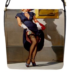 Retro Pin-up Girl Removable Flap Cover (small)