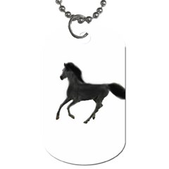 Running Horse Dog Tag (one Sided) by mysticalimages