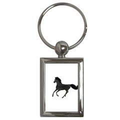 Running Horse Key Chain (rectangle) by mysticalimages