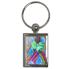 Rain Key Chain (rectangle)