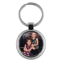 Candence And Abbey   Copy Key Chain (round) by tammystotesandtreasures