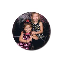 Candence And Abbey   Copy Magnet 3  (round) by tammystotesandtreasures