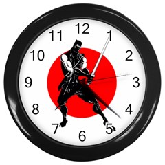 Ninja Wall Clock (black) by Contest1714212