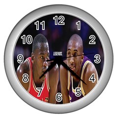 Legends  Wall Clock (silver)