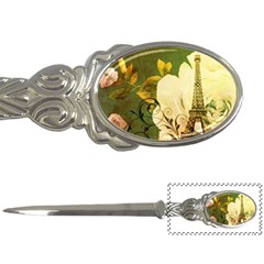 Floral Eiffel Tower Vintage French Paris Letter Opener