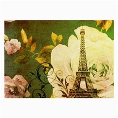 Floral Eiffel Tower Vintage French Paris Glasses Cloth (large) by chicelegantboutique