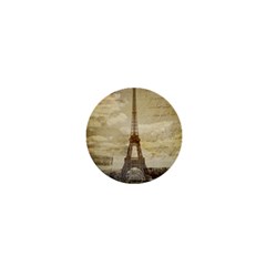 Elegant Vintage Paris Eiffel Tower Art 1  Mini Button by chicelegantboutique