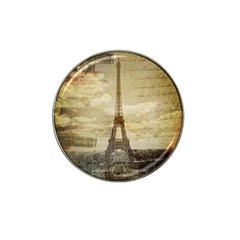 Elegant Vintage Paris Eiffel Tower Art Golf Ball Marker (for Hat Clip)