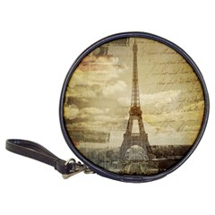 Elegant Vintage Paris Eiffel Tower Art Cd Wallet