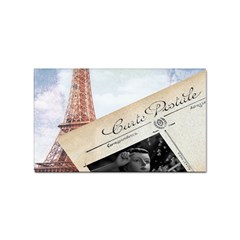 French Postcard Vintage Paris Eiffel Tower Sticker 100 Pack (rectangle) by chicelegantboutique