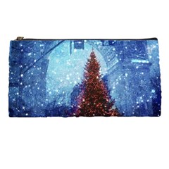 Elegant Winter Snow Flakes Gate Of Victory Paris France Pencil Case by chicelegantboutique