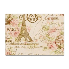 Floral Eiffel Tower Vintage French Paris Art A4 Sticker 100 Pack by chicelegantboutique