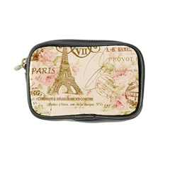 Floral Eiffel Tower Vintage French Paris Art Coin Purse