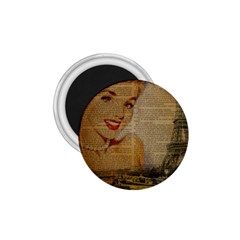 Yellow Dress Blonde Beauty   1 75  Button Magnet by chicelegantboutique