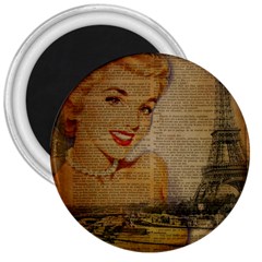 Yellow Dress Blonde Beauty   3  Button Magnet by chicelegantboutique