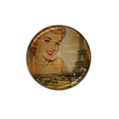 Yellow Dress Blonde Beauty   Golf Ball Marker 10 Pack (for Hat Clip) by chicelegantboutique