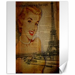 Yellow Dress Blonde Beauty   Canvas 20  X 24  (unframed)