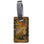 Funky Japanese Tattoo Koi Fish Graphic Art Luggage Tag (One Side) Front